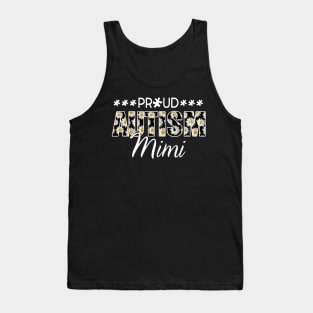 Daisy Autism Awareness Proud Autism Mimi Tank Top